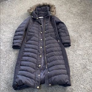 Michael kors parka EUC! XS- dark grey